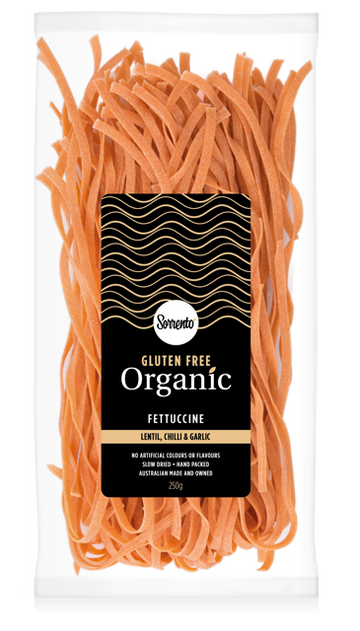 Sorrento Organic & Gluten Free Chilli Fettuccine 6x250g