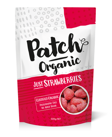 Patch Organic Strawberries 6x500g