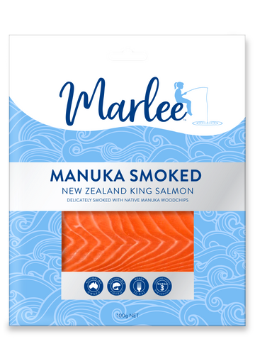Marlee Manuka Smoked King Salmon 6x100g