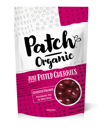 Patch Organic Pitted Cherries 6x500g