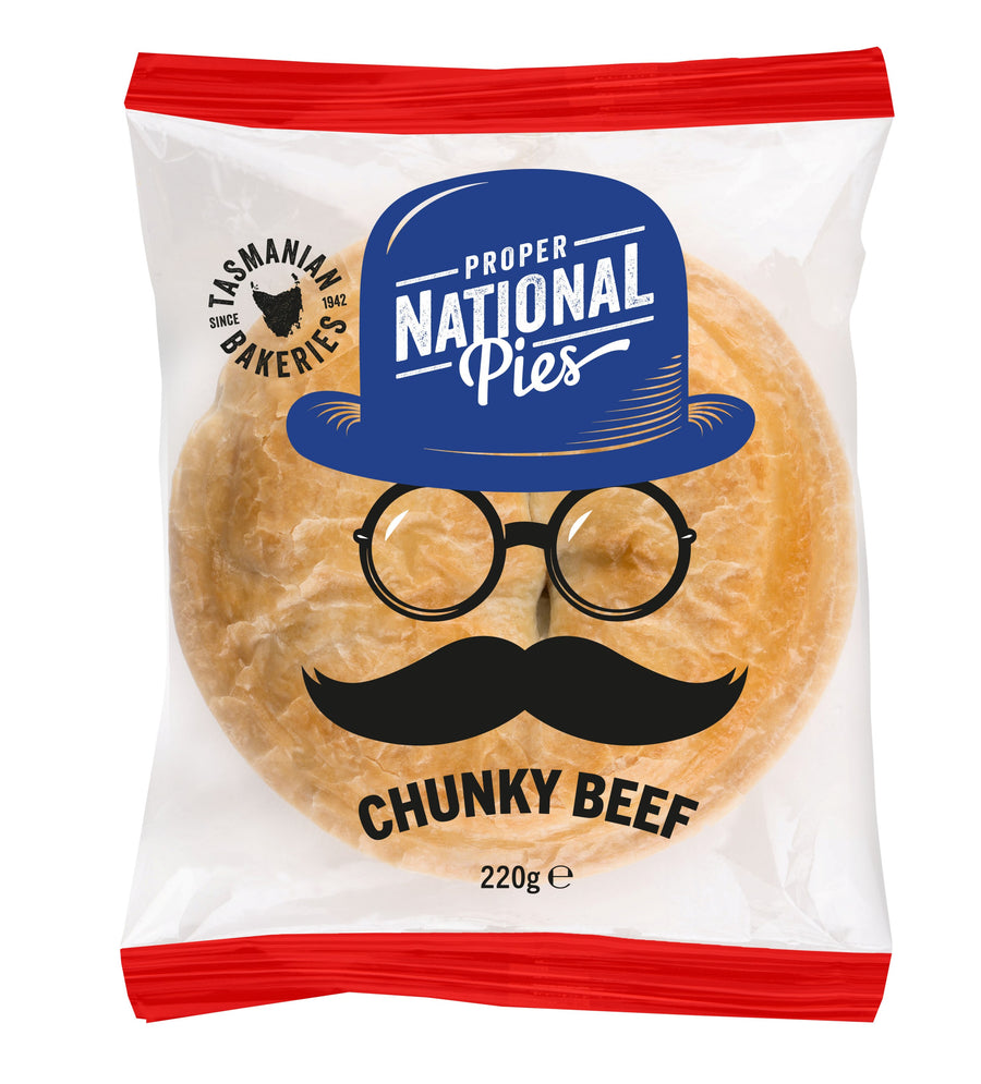 National Pies Chunky Beef Pie 12x220g