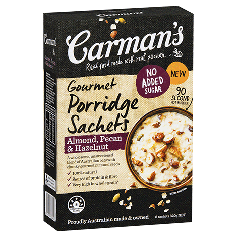 Carman's Almond, Pecan & Hazelnut Porridge 6x320g