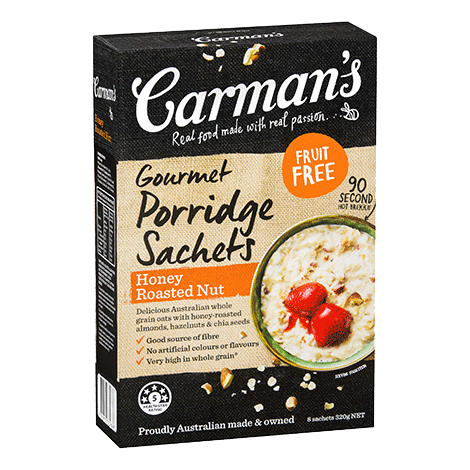 Carman's Honey Roasted Nut Porridge 6x320g