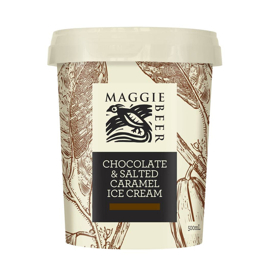 Maggie Beer Chocalate & Salted Caramel Ice Cream - Bellco Group Fine Food Distributers