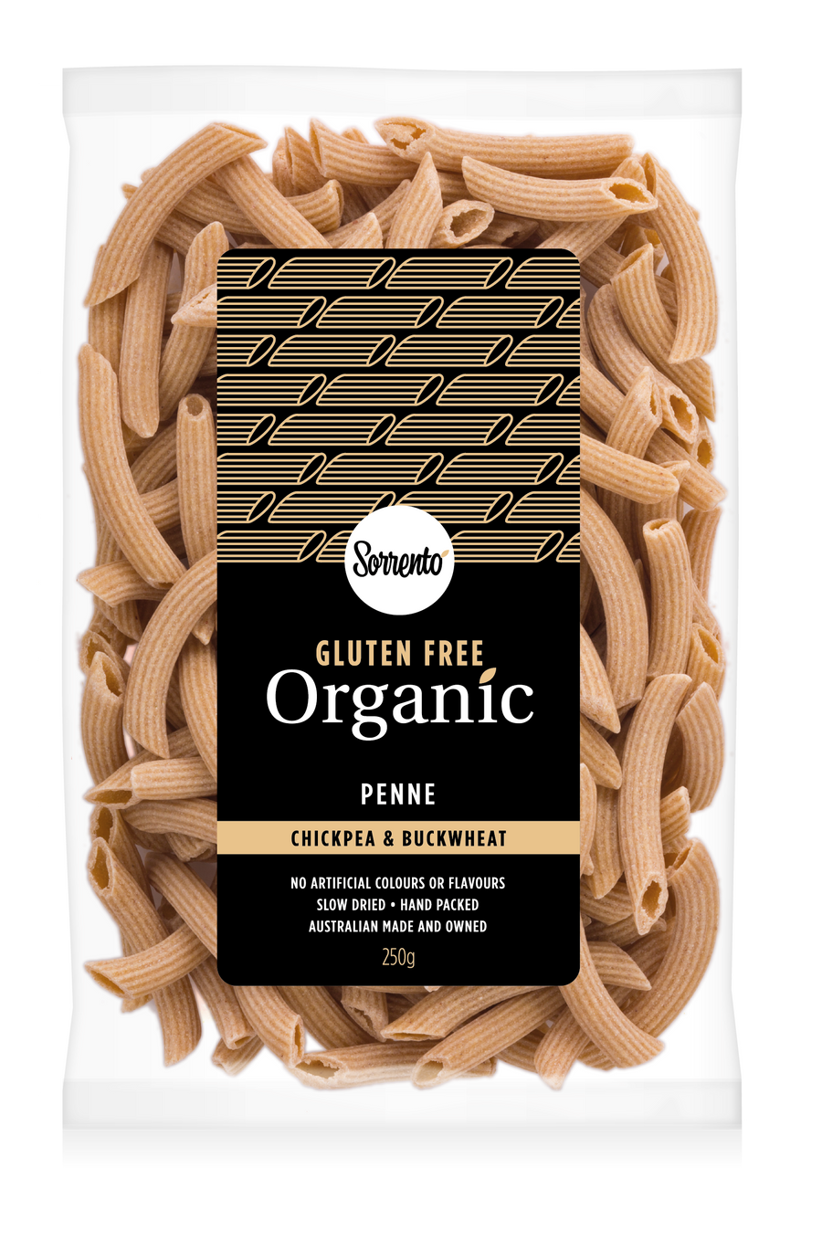 Sorrento Organic & Gluten Free Chickpea Buckwheat Penne 6x250g