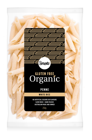 Sorrento Organic & Gluten Free White Rice Penne 6x250g