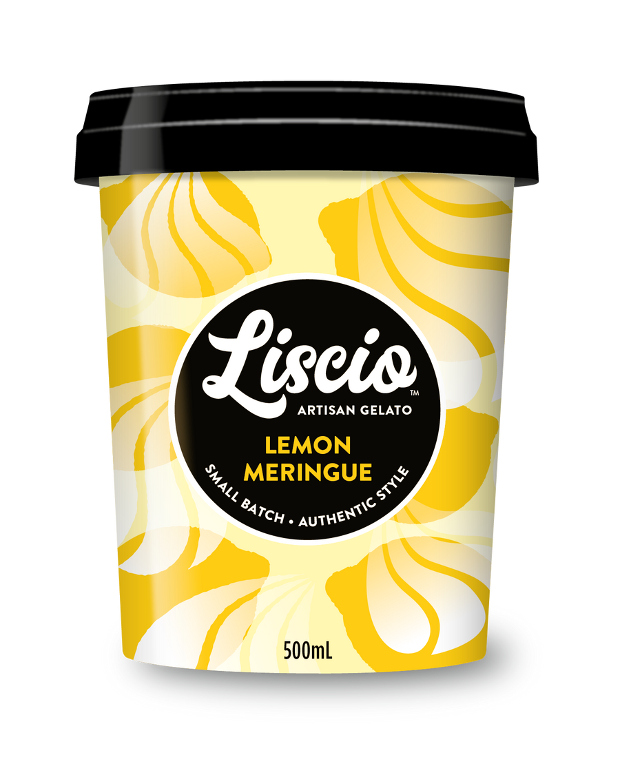 Liscio Lemon Meringue Gelato - Bellco Group Fine Food Distributers