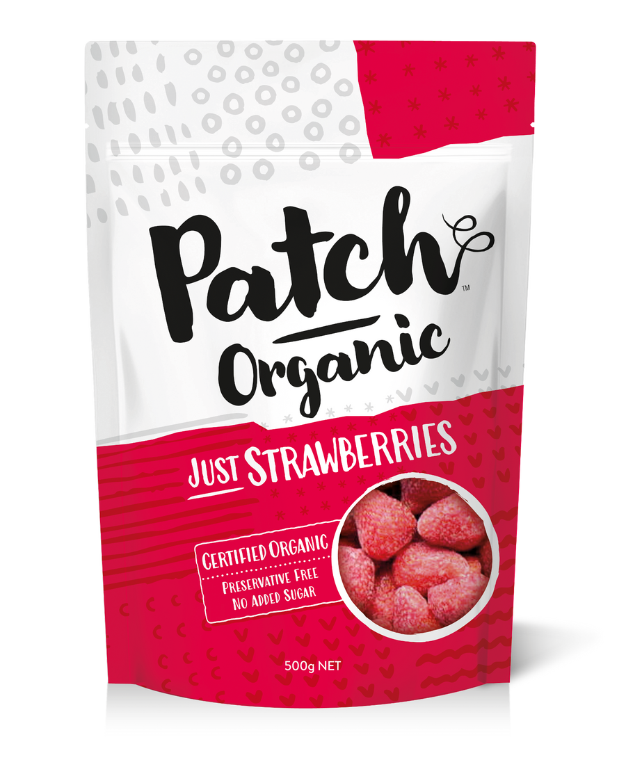 Patch Organic Strawberries 6x500g
