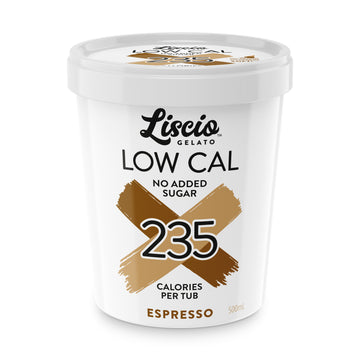 Liscio Low Cal Espresso Gelato 6x500ml