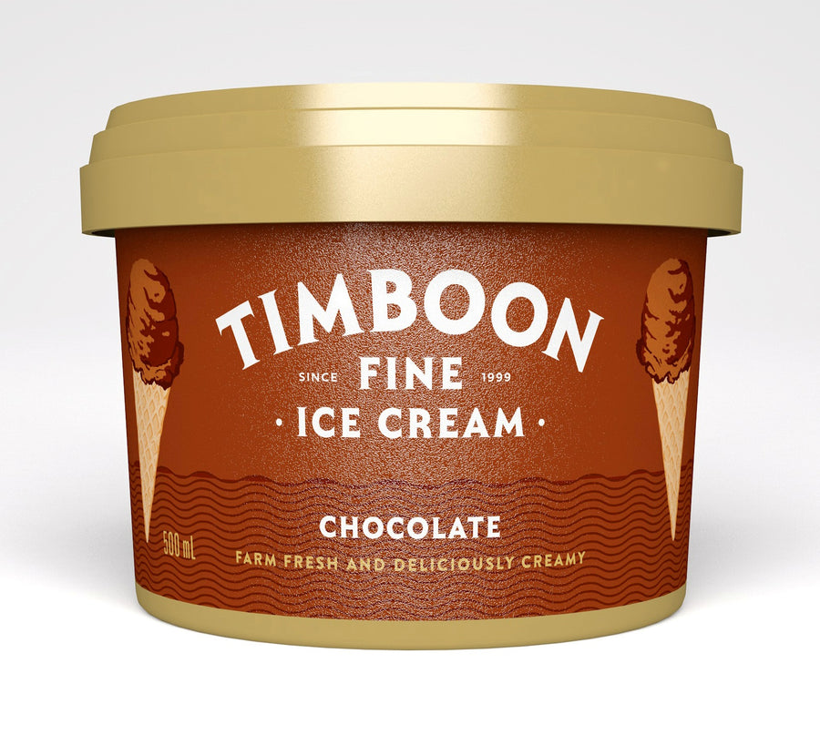 Timboon Chocolate Ice Cream 6x500ml