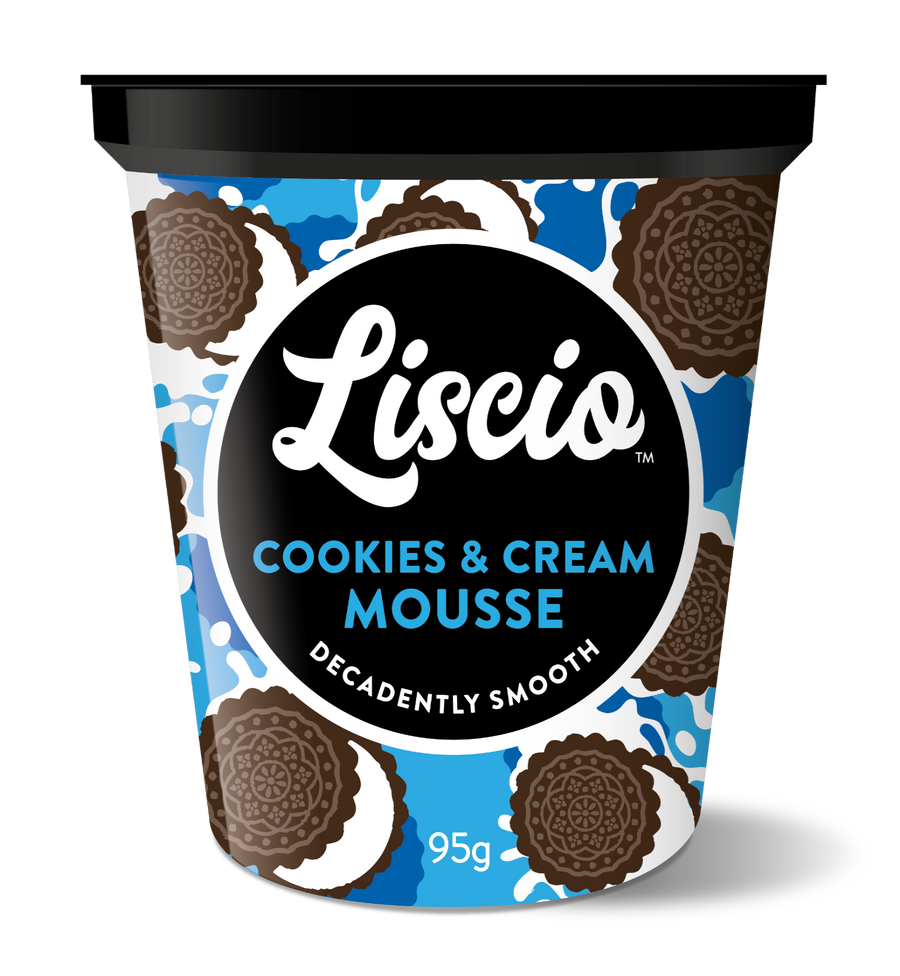 Liscio Cookies & Cream Mousse 8x95g