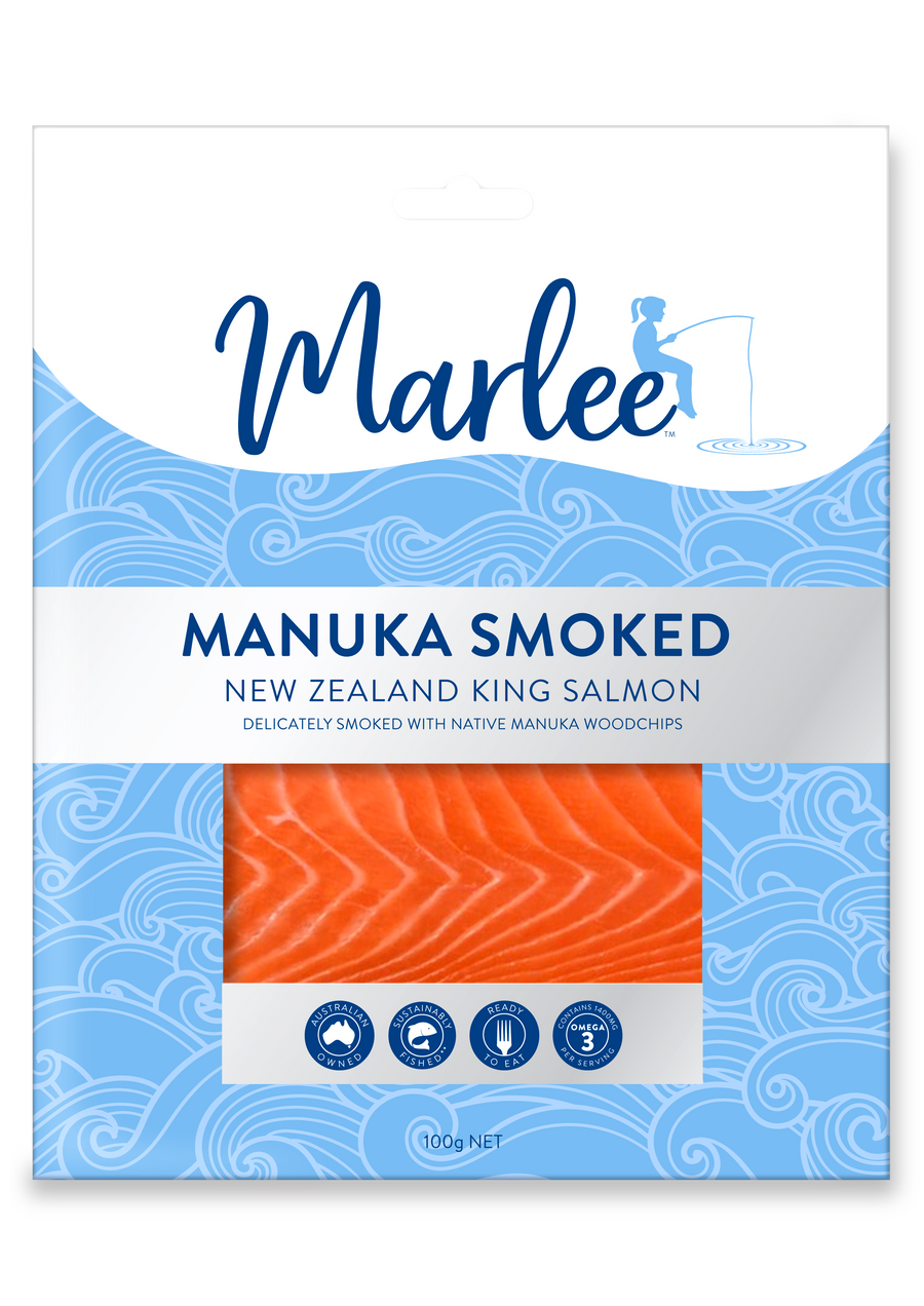 Marlee Manuka Smoked King Salmon 6x100g