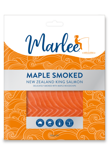Marlee Maple Smoked King Salmon 6x100g