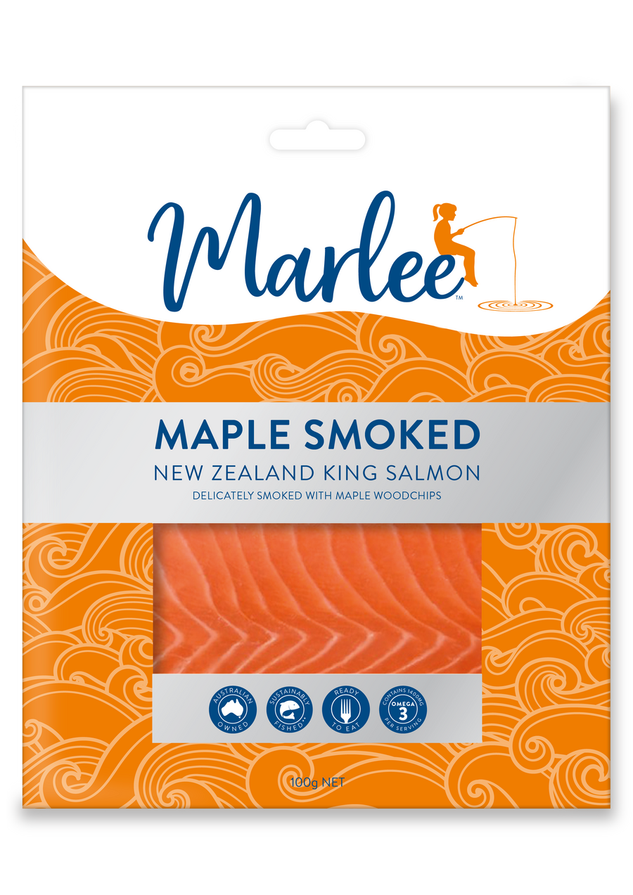 Marlee Maple Smoked King Salmon 6x100g