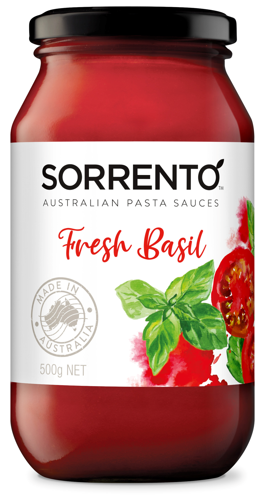 Sorrento Fresh Basil Pasta Sauce 6x500g